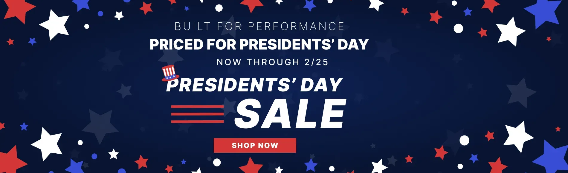 Presidents' Day Sale